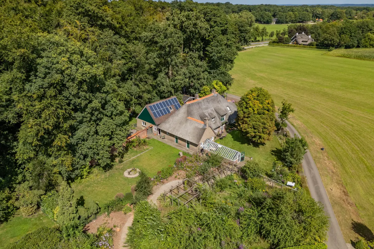 De Boschkamp vanuit de lucht gezien